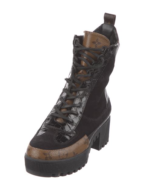 louis vuitton mens combat boots|louis vuitton suede boots.